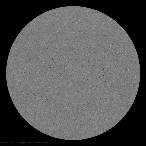 Image of Sun's magnetic field