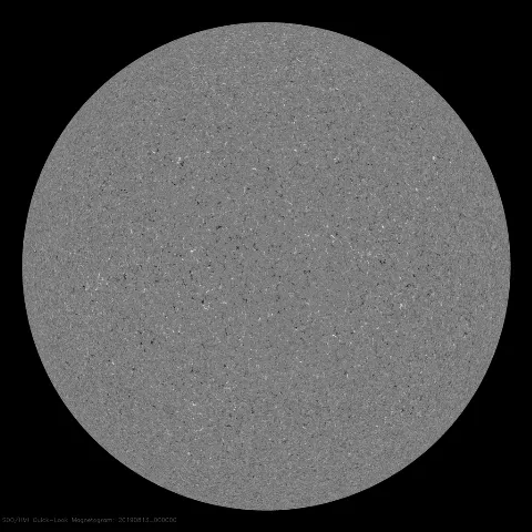 Image of Sun's magnetic field