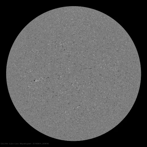 Image of Sun's magnetic field