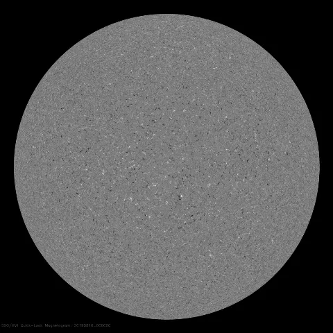 Image of Sun's magnetic field