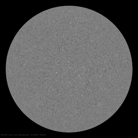 Image of Sun's magnetic field