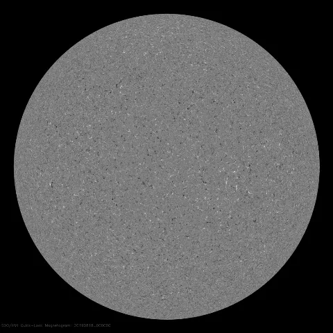 Image of Sun's magnetic field