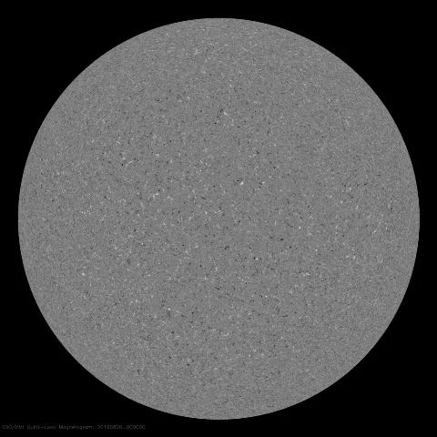 Image of Sun's magnetic field