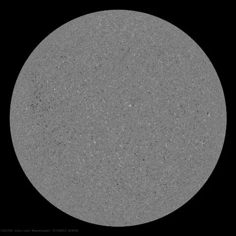 Image of Sun's magnetic field