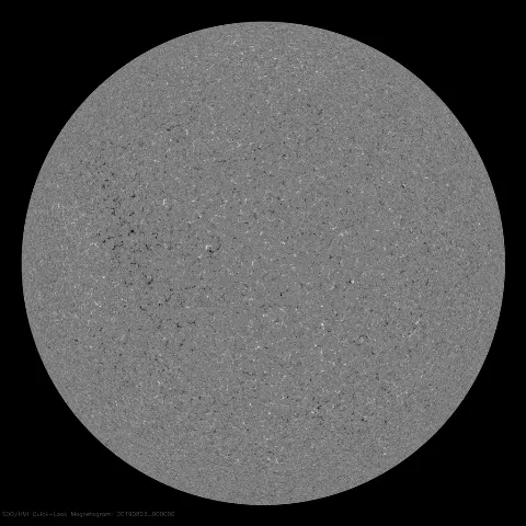 Image of Sun's magnetic field