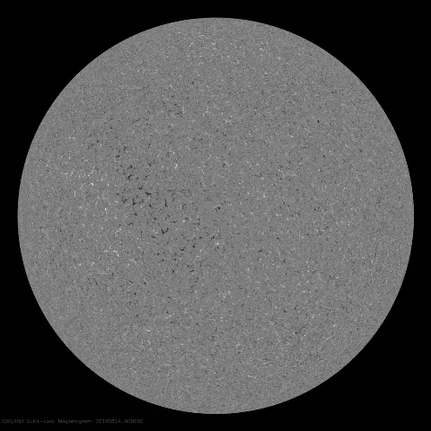 Image of Sun's magnetic field