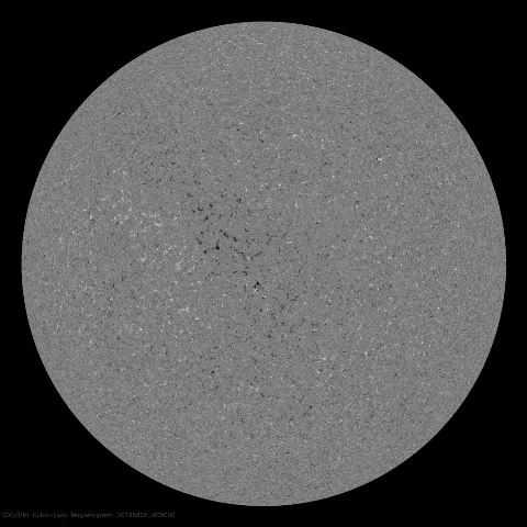 Image of Sun's magnetic field