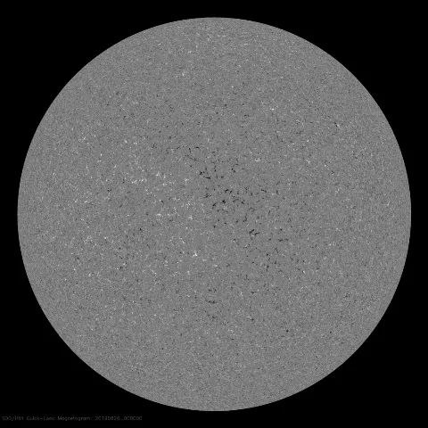 Image of Sun's magnetic field