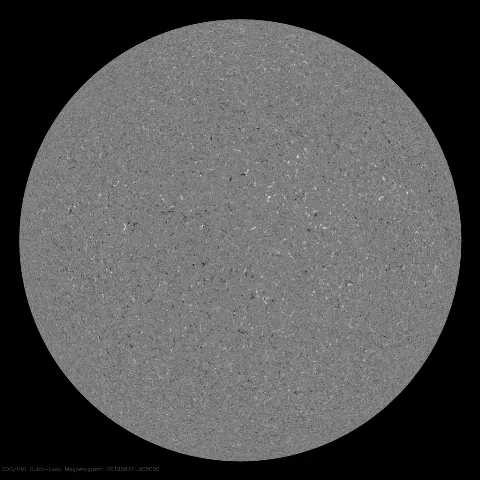 Image of Sun's magnetic field