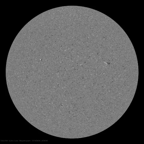 Image of Sun's magnetic field