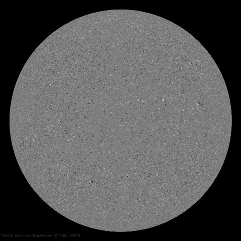 Image of Sun's magnetic field