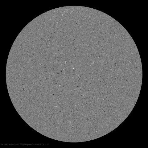 Image of Sun's magnetic field