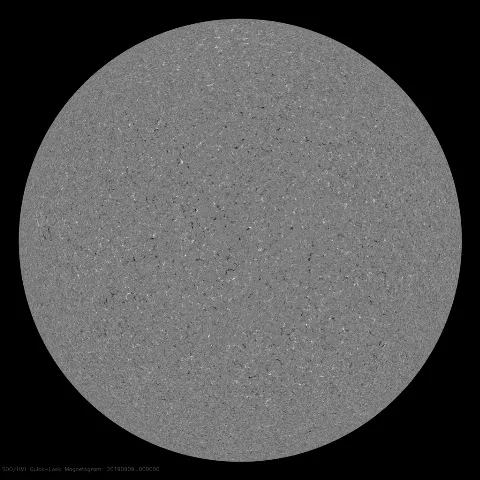 Image of Sun's magnetic field