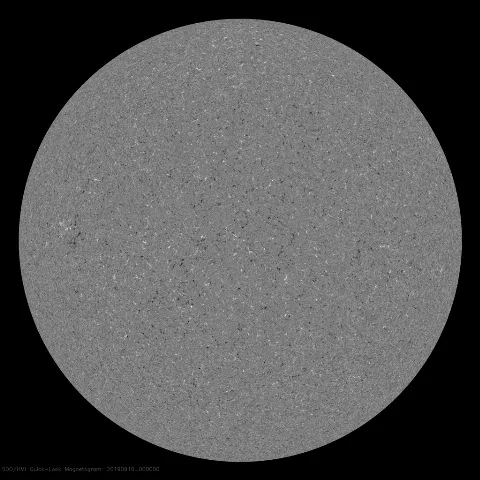 Image of Sun's magnetic field