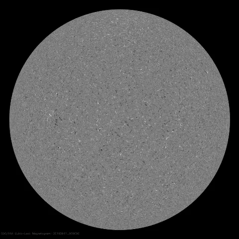 Image of Sun's magnetic field