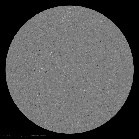 Image of Sun's magnetic field