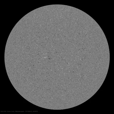 Image of Sun's magnetic field