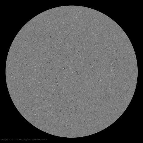 Image of Sun's magnetic field