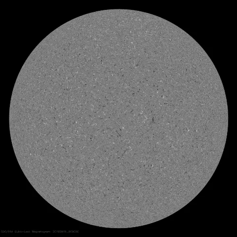 Image of Sun's magnetic field