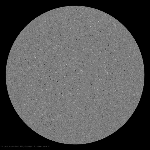 Image of Sun's magnetic field