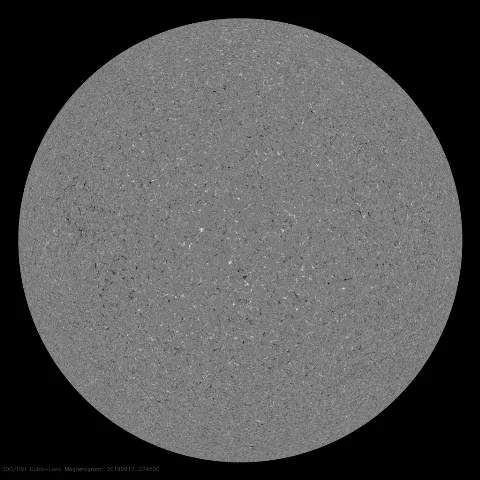 Image of Sun's magnetic field