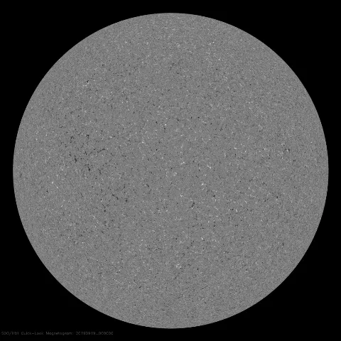 Image of Sun's magnetic field