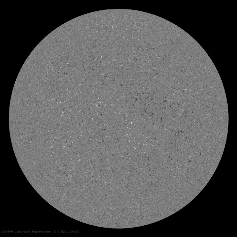 Image of Sun's magnetic field