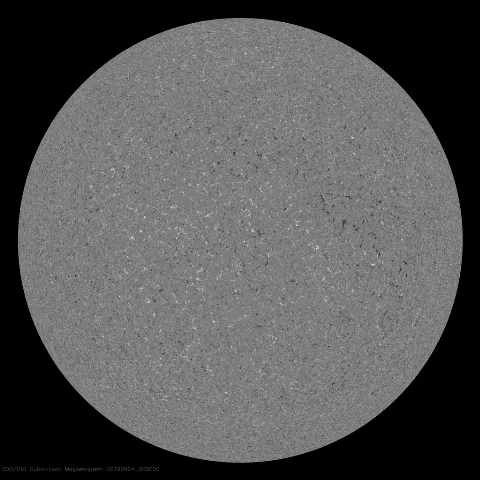 Image of Sun's magnetic field