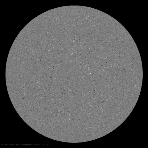 Image of Sun's magnetic field