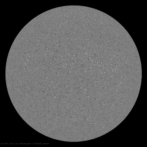 Image of Sun's magnetic field