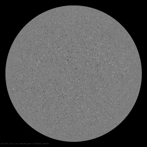 Image of Sun's magnetic field