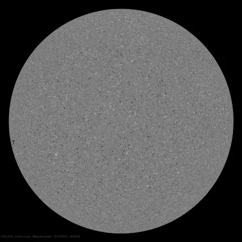 Image of Sun's magnetic field