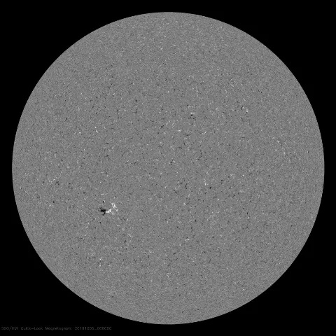 Image of Sun's magnetic field