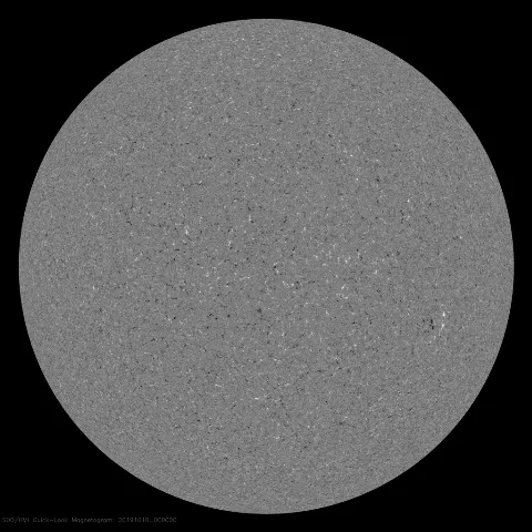 Image of Sun's magnetic field