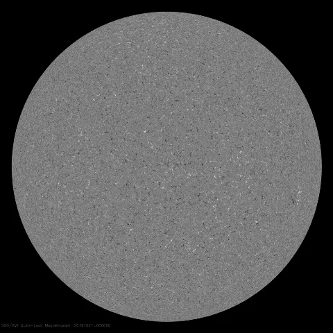 Image of Sun's magnetic field