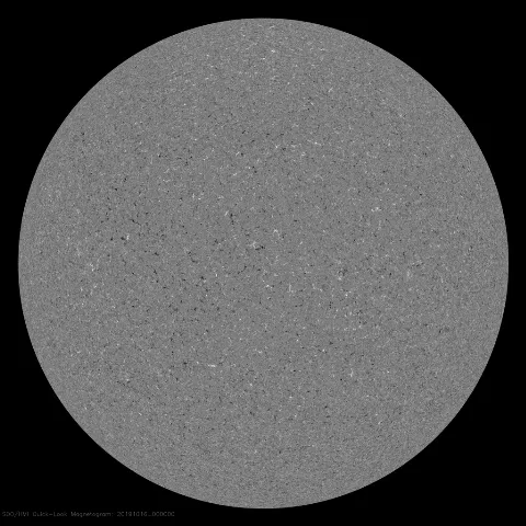 Image of Sun's magnetic field