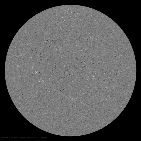 Image of Sun's magnetic field