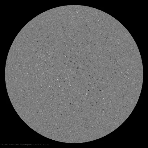 Image of Sun's magnetic field