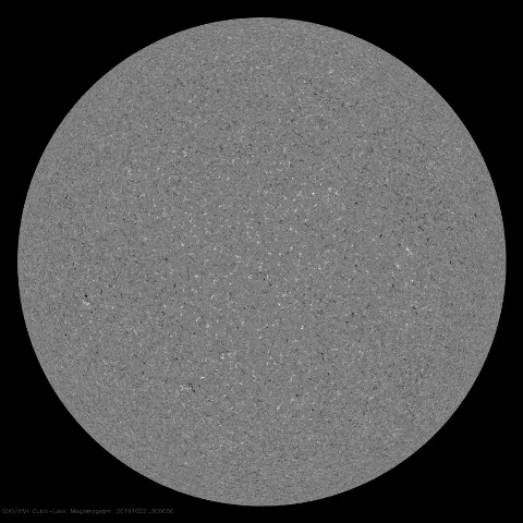 Image of Sun's magnetic field