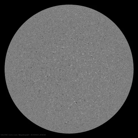 Image of Sun's magnetic field