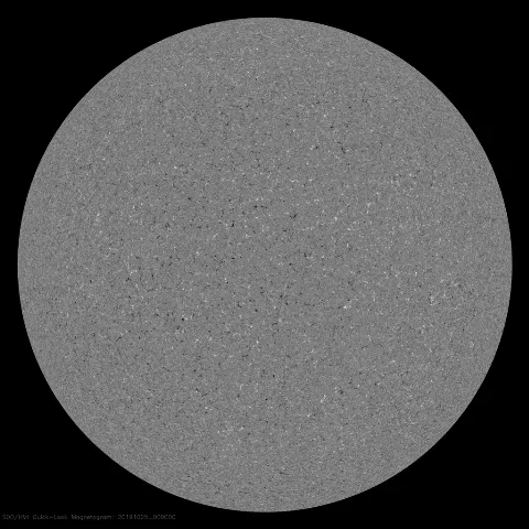 Image of Sun's magnetic field