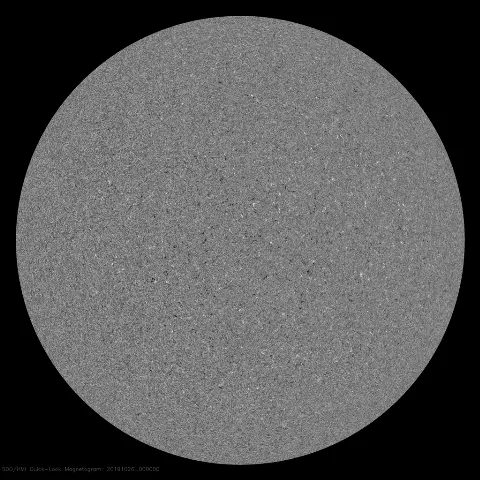 Image of Sun's magnetic field