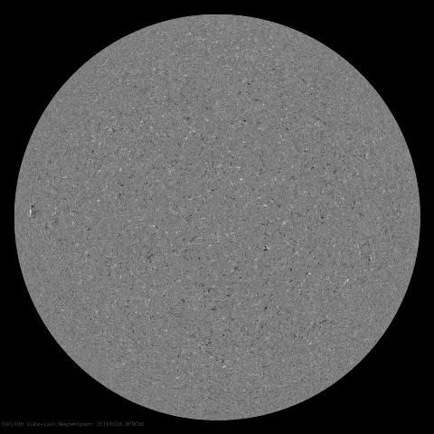 Image of Sun's magnetic field