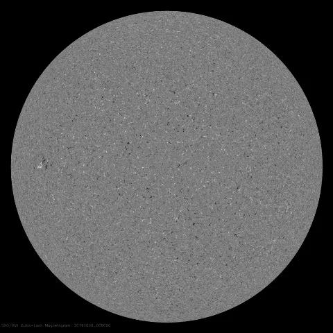 Image of Sun's magnetic field