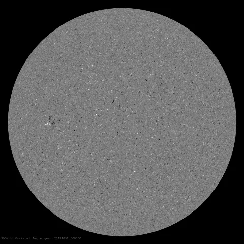 Image of Sun's magnetic field