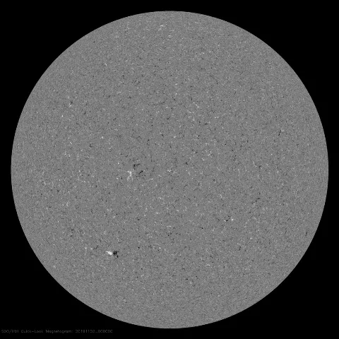 Image of Sun's magnetic field