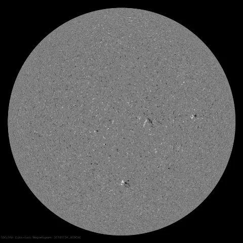 Image of Sun's magnetic field