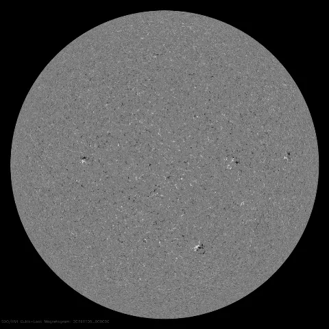 Image of Sun's magnetic field