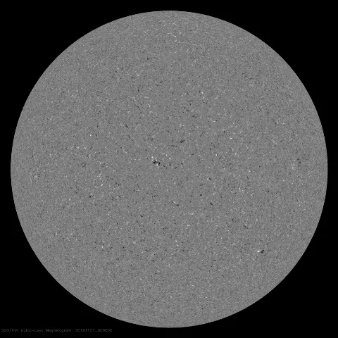 Image of Sun's magnetic field