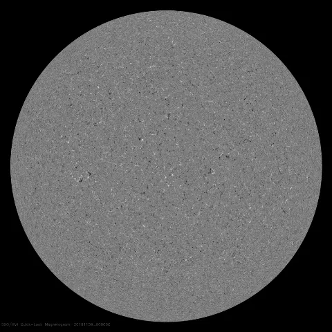 Image of Sun's magnetic field